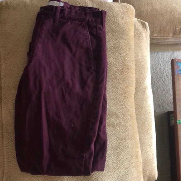 J. Crew Other - Dark red/ burgundy J Crew pants 31X30